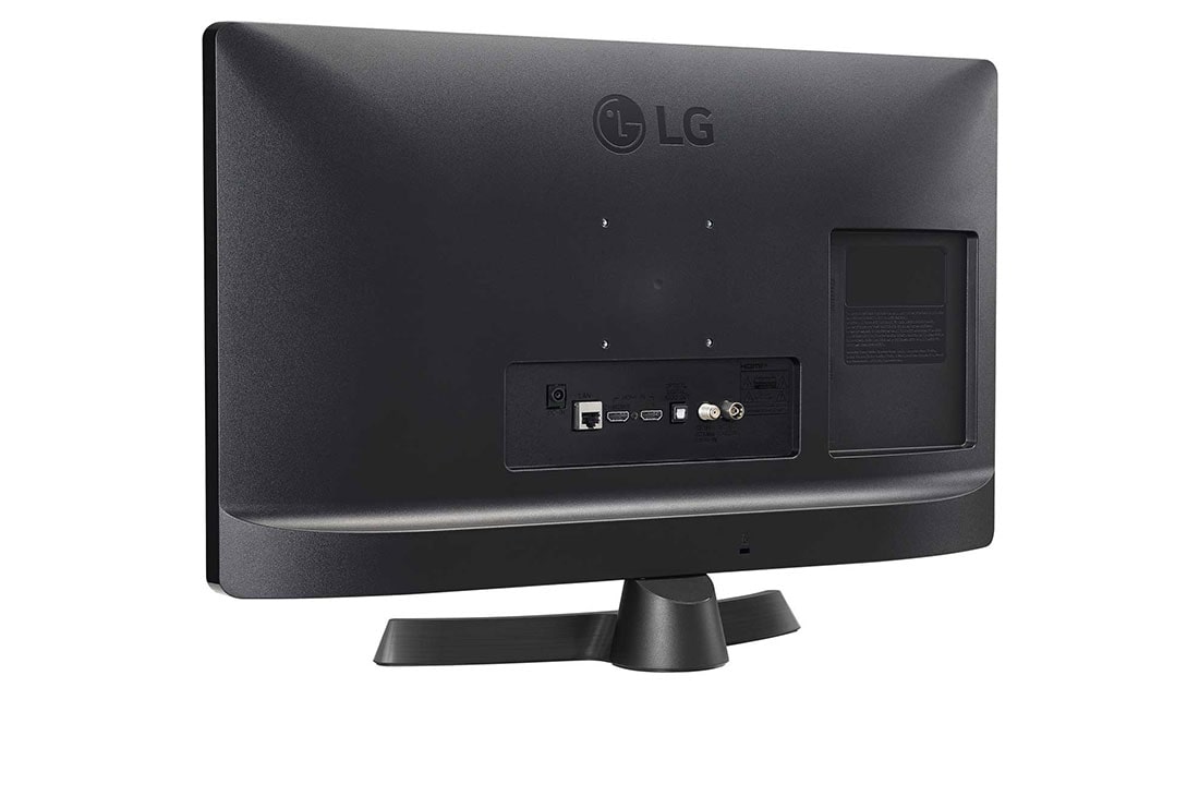 LG Moniteur TV LED compatible HD de 23,6 po., Vue arrière de + 15 degrés, 24TQ510S-PZ, thumbnail 7