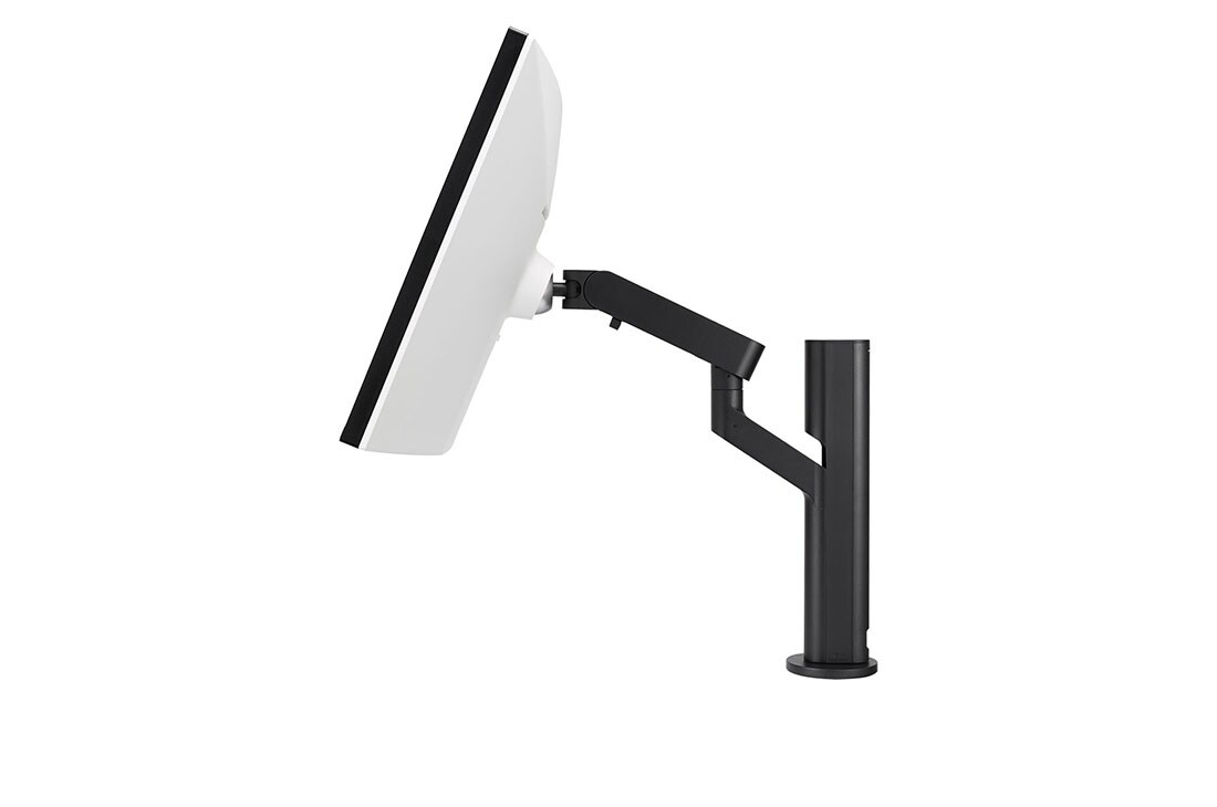 LG Moniteur Ergo incurvé UltraWide™ QHD+ 21:9 de 37,5 pouces (3840 x 1600), vue de côté du moniteur incliné de +25 degrés, 38WQ88C-W, thumbnail 10