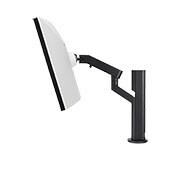 LG Moniteur Ergo incurvé UltraWide™ QHD+ 21:9 de 37,5 pouces (3840 x 1600), vue de côté du moniteur incliné de -25 degrés, 38WQ88C-W, thumbnail 6