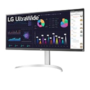 LG Moniteur IPS avec AMD FreeSync™ Full HD UltraWide™ 21:9 29”, vue de côté de -15 degrés, 29WQ600-W, thumbnail 2