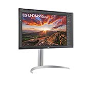 LG Moniteur IPS UHD 4K de 27 po avec VESA DisplayHDR™ 400, vue de côté de +15 degrés, 27UP850N-W, thumbnail 3