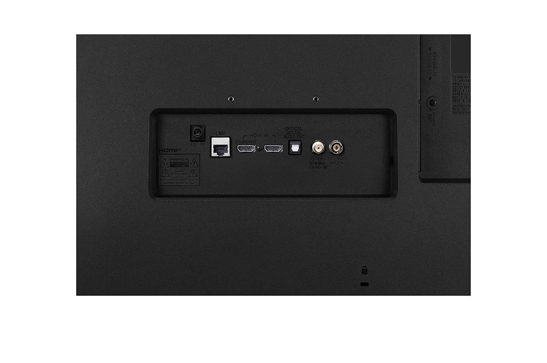 LG Moniteur TV LED Full HD IPS 27'', gros plan des ports, 27TQ615S-PZ, thumbnail 8