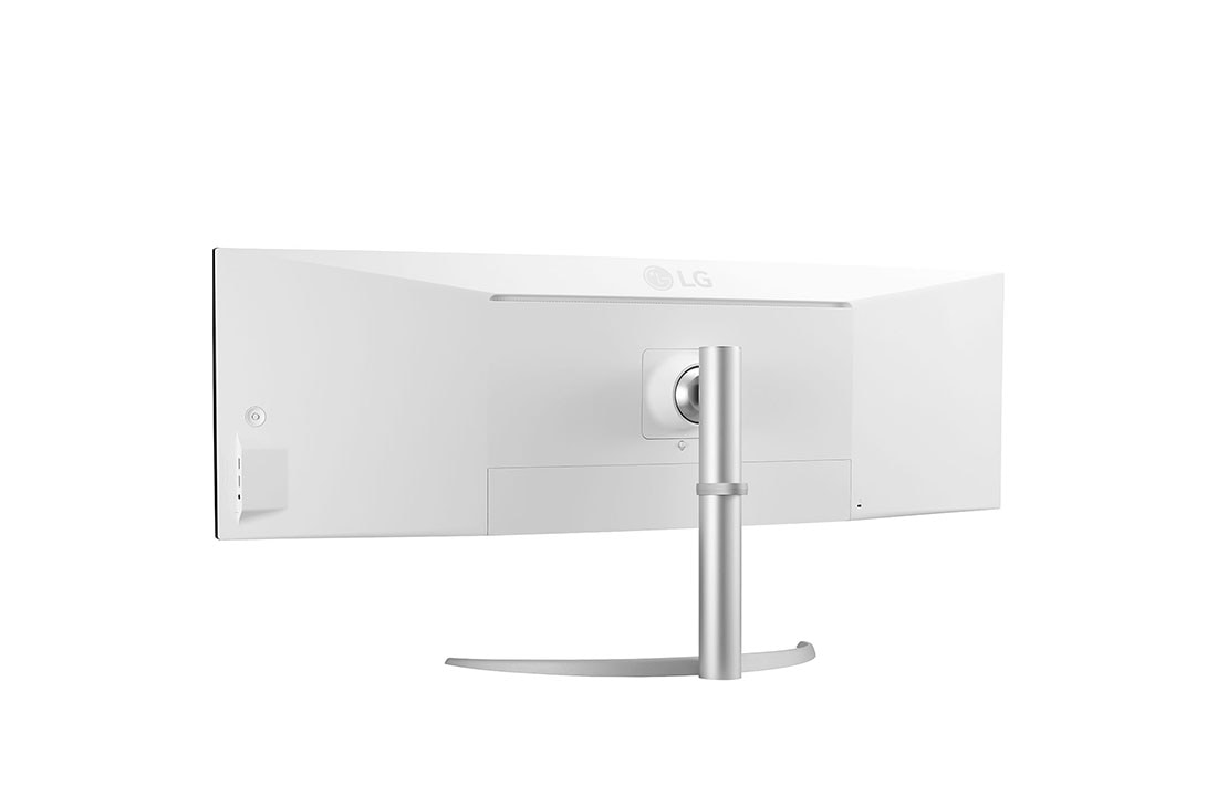 LG Moniteur LG UltraWide Dual QHD, vue arrière en perspective, 49WQ95C-W, thumbnail 7