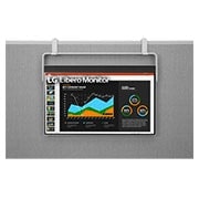LG Moniteur Libero 27 pouces QHD avec webcam Full HD détachable, vue de face de la suspension, 27BQ70QC-S, thumbnail 2