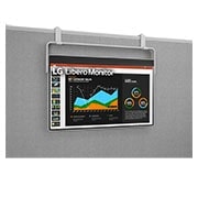 LG Moniteur Libero 27 pouces QHD avec webcam Full HD détachable, vue en perspective de la suspension, 27BQ70QC-S, thumbnail 4