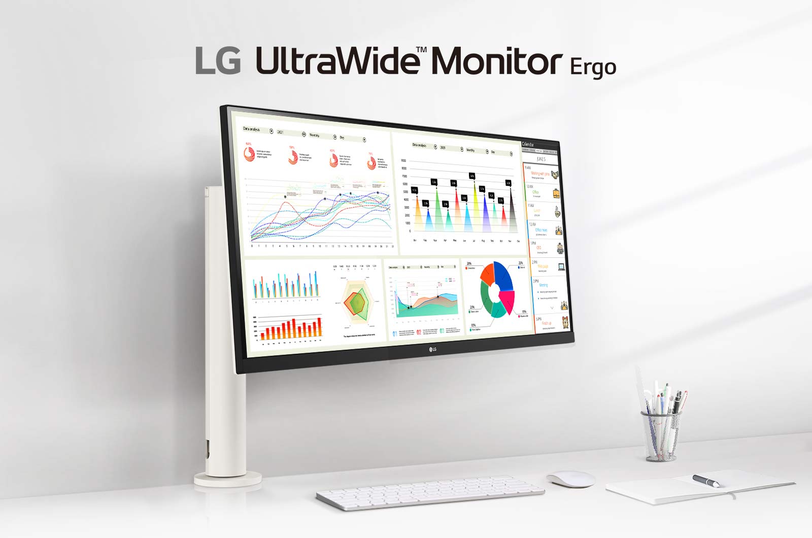 Moniteur UltraWide™ Ergo de LG