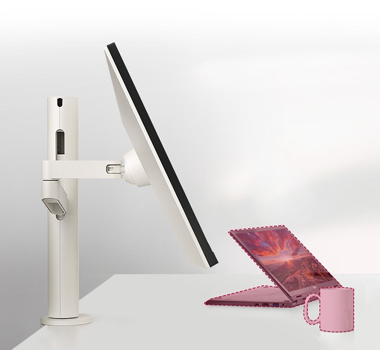 La conception compacte occupe très peu de surface de bureau et facilite également l’installation.