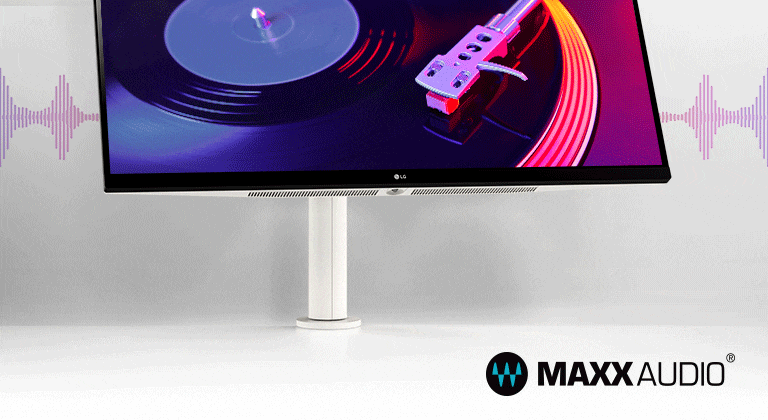 Cet écran au design élancé est équipé de bords fins sur trois côtés, qui contribuent à offrir une image d’un réalisme et d’une précision inégalés. Les haut-parleurs stéréo 5 W MaxxAudio® ajoutent la touche finale à cette expérience immersive.