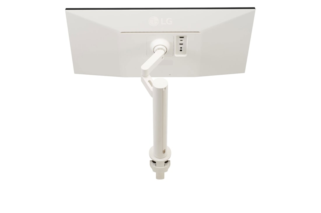 LG Moniteur 34'' 21:9 UltraWide™ FHD (2560 x 1080) avec support Ergo, vue arrière avec le bras du moniteur déplacé., 34WQ680-W, thumbnail 14
