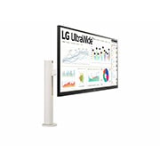 LG Moniteur 34'' 21:9 UltraWide™ FHD (2560 x 1080) avec support Ergo, Vue en perspective, 34WQ680-W, thumbnail 3