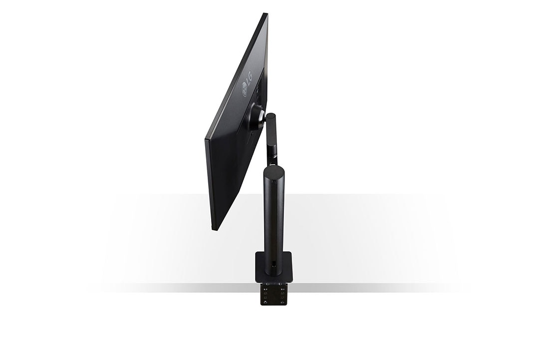 LG Moniteur IPS UHD 4K Ergo de 27 pouces avec USB de type C™, vue arrière en perspective sur le côté gauche, 27UN880P-B, thumbnail 11