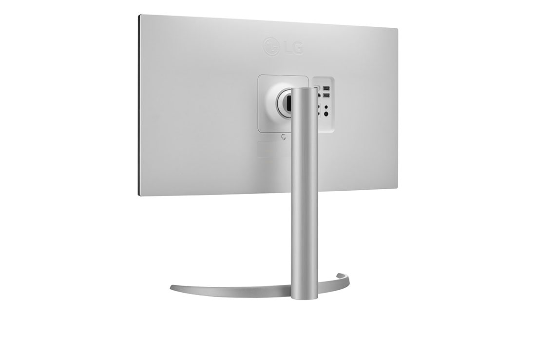 LG Moniteur IPS UHD 4K de 27 po avec VESA DisplayHDR™ 400, vue arrière en perspective, 27UP85NP-W, thumbnail 5