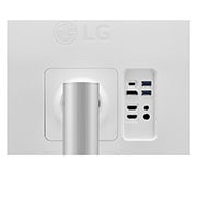 LG Moniteur IPS UHD 4K de 27 po avec VESA DisplayHDR™ 400, gros plan des ports, 27UP85NP-W, thumbnail 7