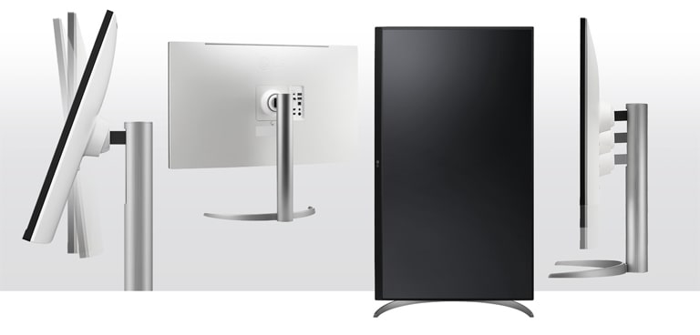 Ce moniteur au design ergonomique prend en charge les options de réglage de l’inclinaison, de la rotation et de la hauteur et permet l’installation sur pied en un clic.