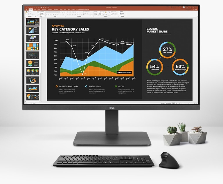 l’écran IPS Full HD fournit une visualisation à grand angle