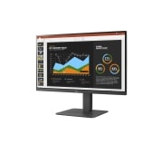 LG Écran IPS 27 pouces Full HD (1920 x 1080), vue de côté de -15 degrés, 27BR550Y-C, thumbnail 2