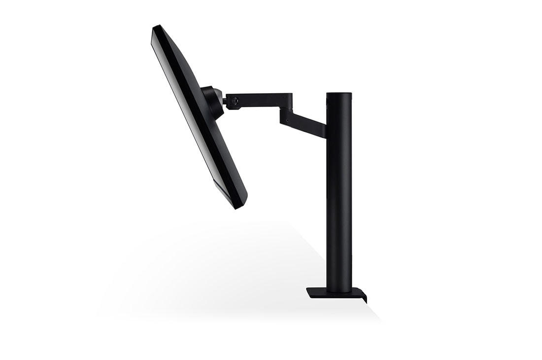 LG Moniteur IPS UHD 4K Ergo de 31,5 pouces avec USB de Type-C™, vue latérale du moniteur incliné vers le bas, 32UN880P-B, thumbnail 6