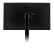 LG Moniteur IPS UHD 4K Ergo de 31,5 pouces avec USB de Type-C™, vue arrière en perspective sur le côté gauche, 32UN880P-B, thumbnail 12