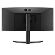 LG Moniteur incurvé UltraWide™ QHD 21:9 de 34 po (3440 x 1440), Vue arrière, 34WP85CP-B, thumbnail 6