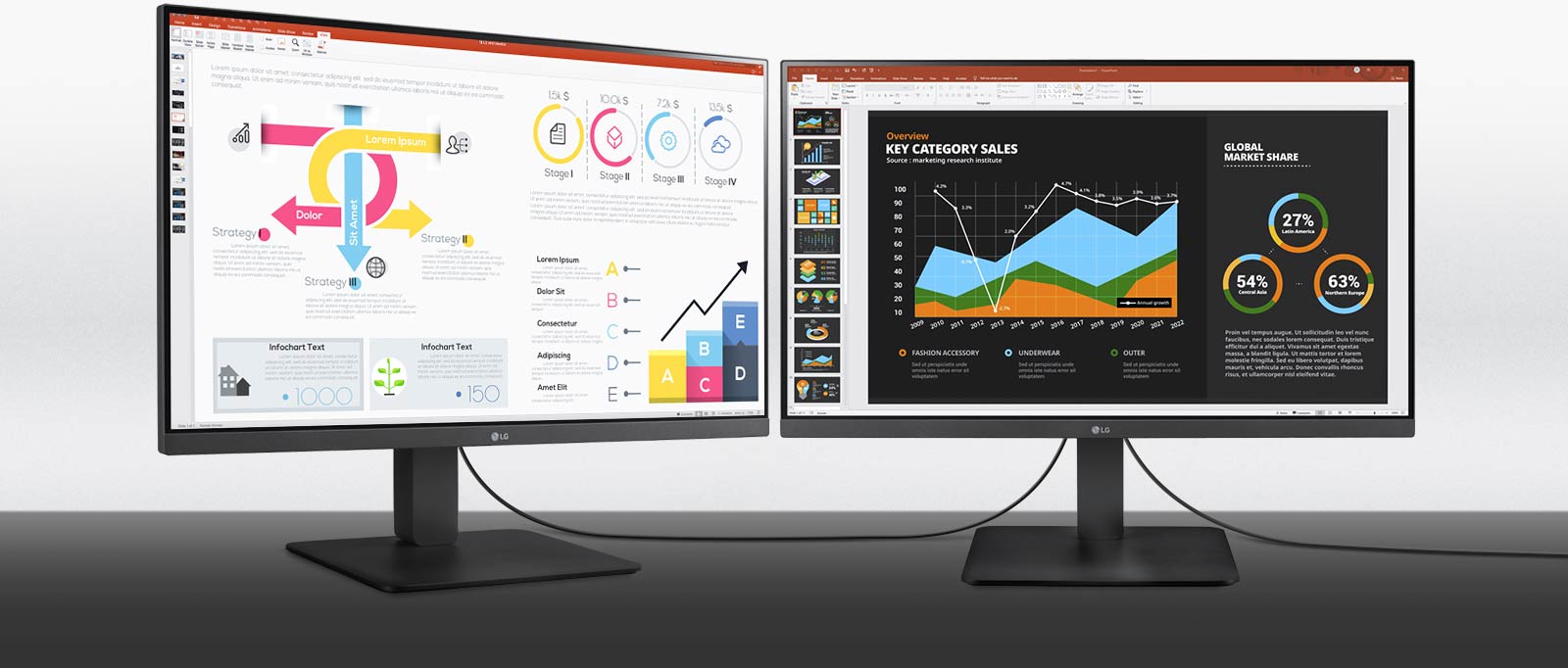 l’écran IPS Full HD fournit une visualisation à grand angle