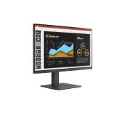 LG Moniteur IPS 27 pouces Full HD (1920 x 1080) avec port USB de Type-C™, vue de côté de +15 degrés, 27BR650B-C, thumbnail 3