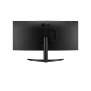 LG Moniteur 34'' 21:9 incurvé UltraWide™ QHD (3440x1440) Moniteur avec FreeSync™, vue arrière, 34WR50QC-B, thumbnail 6