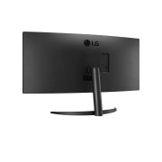 LG Moniteur 34'' 21:9 incurvé UltraWide™ QHD (3440x1440) Moniteur avec FreeSync™, vue arrière à +15 degrés , 34WR50QC-B, thumbnail 7
