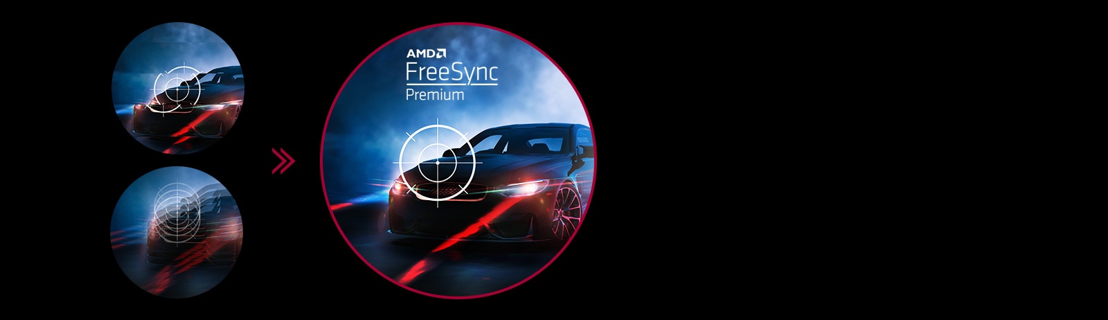 Faites l'expérience de mouvements fluides et flexibles dans le jeu grâce à AMD FreeSync™ Premium.