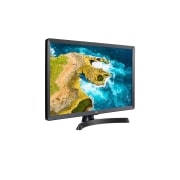 LG MONITEUR HD READY LED TV 28'', Vue de côté de +30 degrés, 28TQ515S-PZ, thumbnail 4