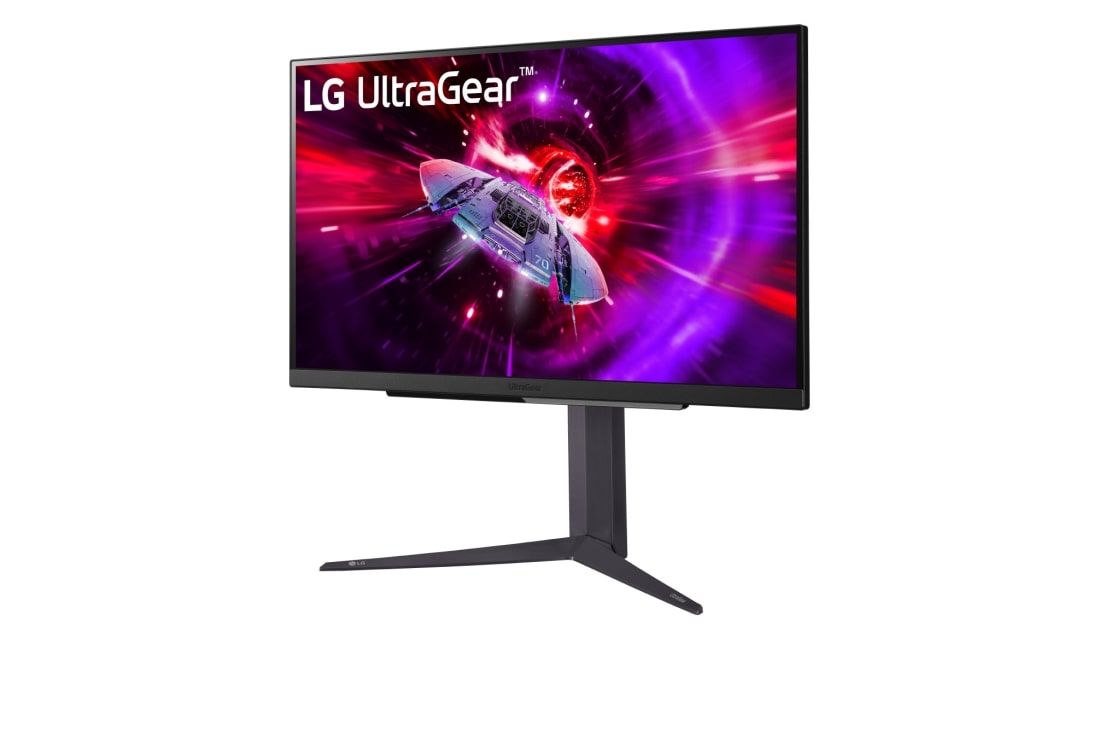 LG Moniteur pour jeu LG UltraGear™ QHD 27” avec fréquence de rafraîchissement de 240 Hz, vue latérale à -15 degrés, 27GR83Q-B, thumbnail 2