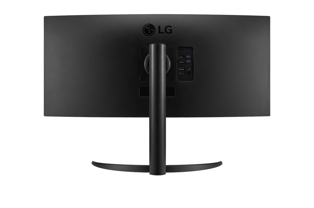 LG Moniteur incurvé ultra-large QHD de 34 pouces avec USB Type-C™, vue arrière, 34WR55QC-B, thumbnail 6