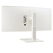 LG Moniteur incurvé UltraWide™ QHD+ (3 840x1 600) de 38 pouces, vue arrière en perspective, 38WR85QC-W, thumbnail 7