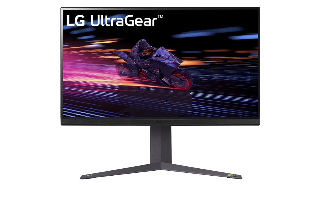 LG Moniteur pour jeu 32” UltraGear™ | QHD, IPS 1ms(GtG), NVIDIA® G-SYNC® Compatible, Vue avant, 32GR75Q-B