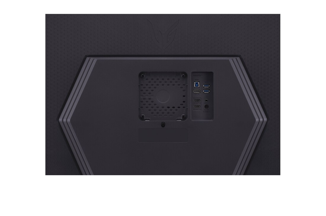 LG Moniteur pour jeu 32” UltraGear™ | QHD, IPS 1ms(GtG), NVIDIA® G-SYNC® Compatible, Vue rapprochée des ports, 32GR75Q-B, thumbnail 8