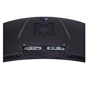 LG Moniteur pour jeu 34'' UltraGear™ OLED all-new incurvé 800R | 21:9 Ultra-WQHD 240 Hz, 0.03 ms (GtG), DisplayHDR True Black 400, vue rapprochée des ports, 34GS95QE-B, thumbnail 11