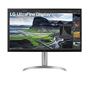 LG Écran 32” UHD IPS 4K avec 2000:1 de taux de contraste, vue latérale à -15 degrés, 32UQ850V-W, thumbnail 1