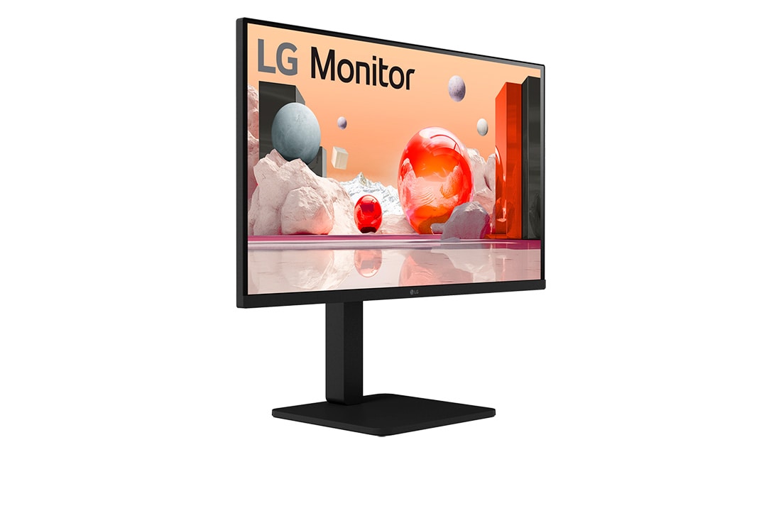 LG Moniteur Full HD IPS de 27 pouces, vue en perspective, 27BA550-B, thumbnail 4