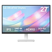LG Moniteur IPS 4K UHD UltraFine™ 27'', vue avant, 27US500-W, thumbnail 1