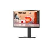 LG Moniteur IPS avec USB Type-C™ et RJ45 24” Full HD, vue latérale à -15 degrés, 24BA750-B, thumbnail 3