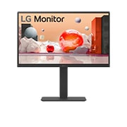 LG Moniteur Full HD IPS 24” avec webcam FHD et USB Type-C™ intégrés, vue avant, 24BA850-B, thumbnail 2