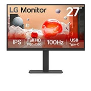LG Moniteur IPS avec USB Type-C™ 27'' Full HD, vue avant, 27BA650-B, thumbnail 1