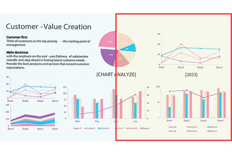 Comparaison : image de droite avec le Mode Lecture et image de gauche sans le Mode Lecture.