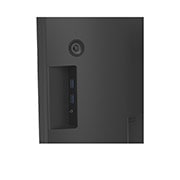 LG Moniteur IPS QHD 27” avec USB-C et Daisy Chain, vue arrière en perspective, 27BA65QB-B, thumbnail 9