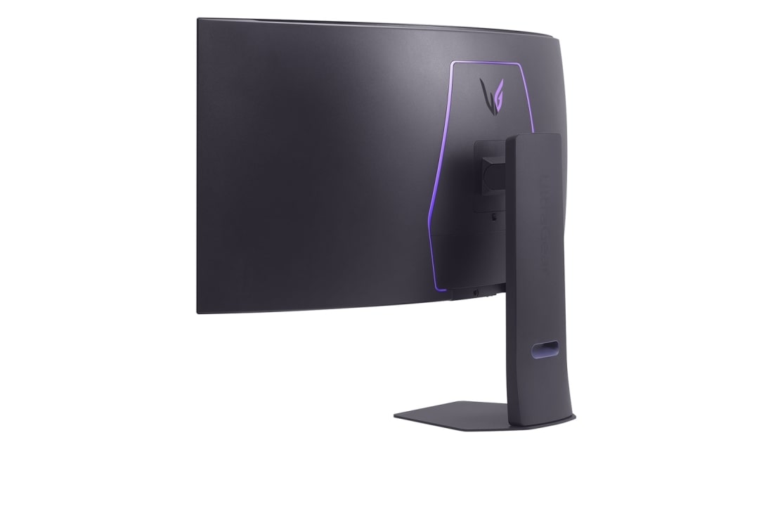 LG Moniteur pour jeu LG UltraGear™ de 45 pouces OLED Dual-Mode 5K2K | 0.03ms (GtG), Basse riche (10Wx2), DisplayHDR True Black 400, DP 2.1 & USB-C, vue latérale, 45GX950A-B, thumbnail 4