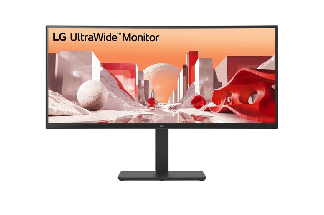 LG Moniteur incurvé IPS UltraWide QHD 34'' avec webcam FHD intégrée et USB Type-C™, vue avant, 34BA85QE-B, thumbnail 2