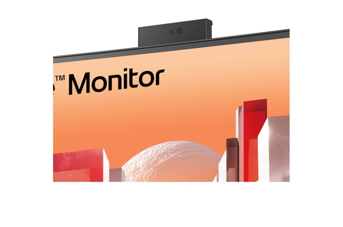 LG Moniteur incurvé IPS UltraWide QHD 34'' avec webcam FHD intégrée et USB Type-C™, vue rapprochée de la webcam, 34BA85QE-B, thumbnail 8