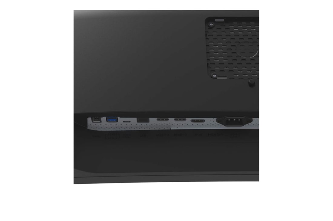 LG Moniteur incurvé IPS UltraWide QHD 34'' avec webcam FHD intégrée et USB Type-C™, vue rapprochée des ports, 34BA85QE-B, thumbnail 9