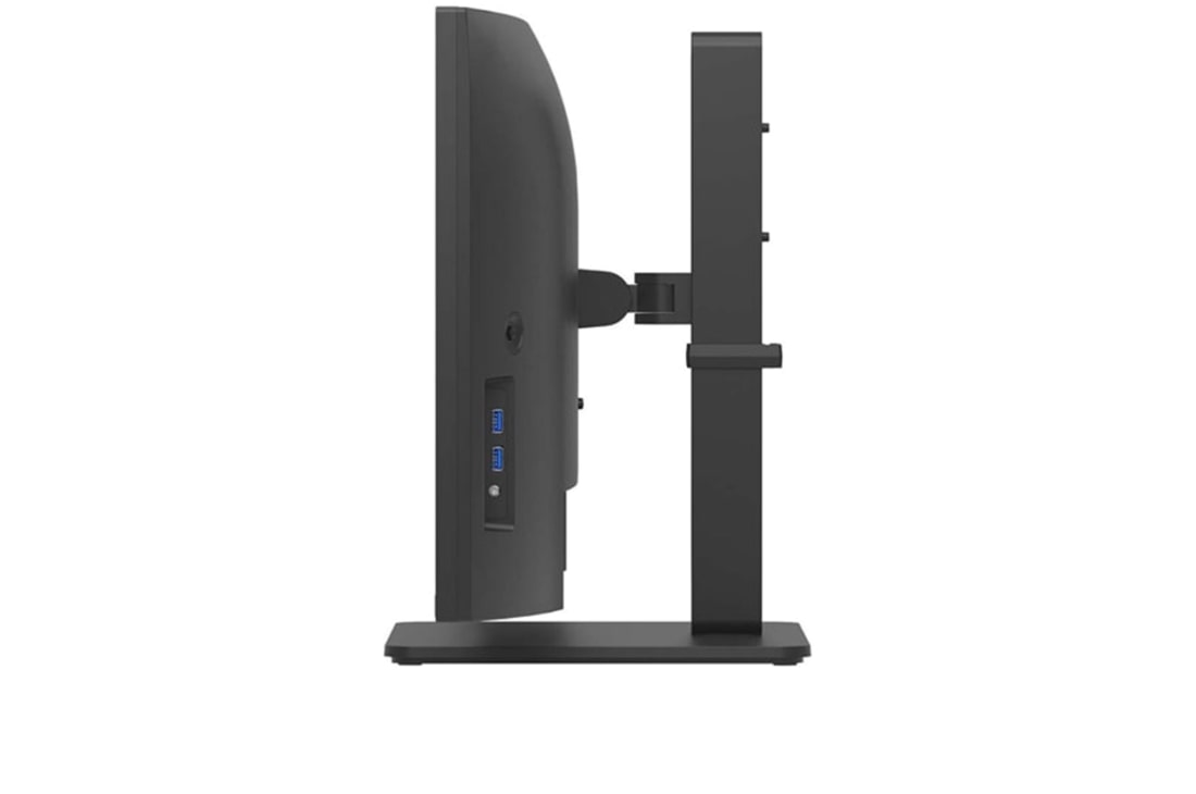 LG Moniteur incurvé IPS UltraWide QHD 34'' avec webcam FHD intégrée et USB Type-C™, vue latérale de l'écran s’inclinant vers le bas pour le réglage en hauteur, 34BA85QE-B, thumbnail 11