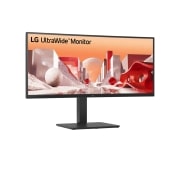 LG Moniteur incurvé IPS UltraWide QHD 34'' avec webcam FHD intégrée et USB Type-C™, vue latérale à +15 degrés, 34BA85QE-B, thumbnail 3