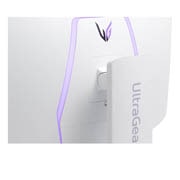 LG 39' (99,1 cm) | Moniteur gaming OLED 21:9 | Résolution WQHD 3440 x 1440, close-up view of the rear emblem lights off, 39GX90SA-W, thumbnail 14